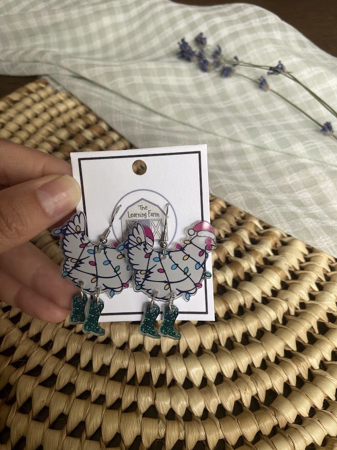 Festive Rooster Earrings