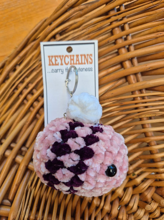 Crochet Bee Keychain