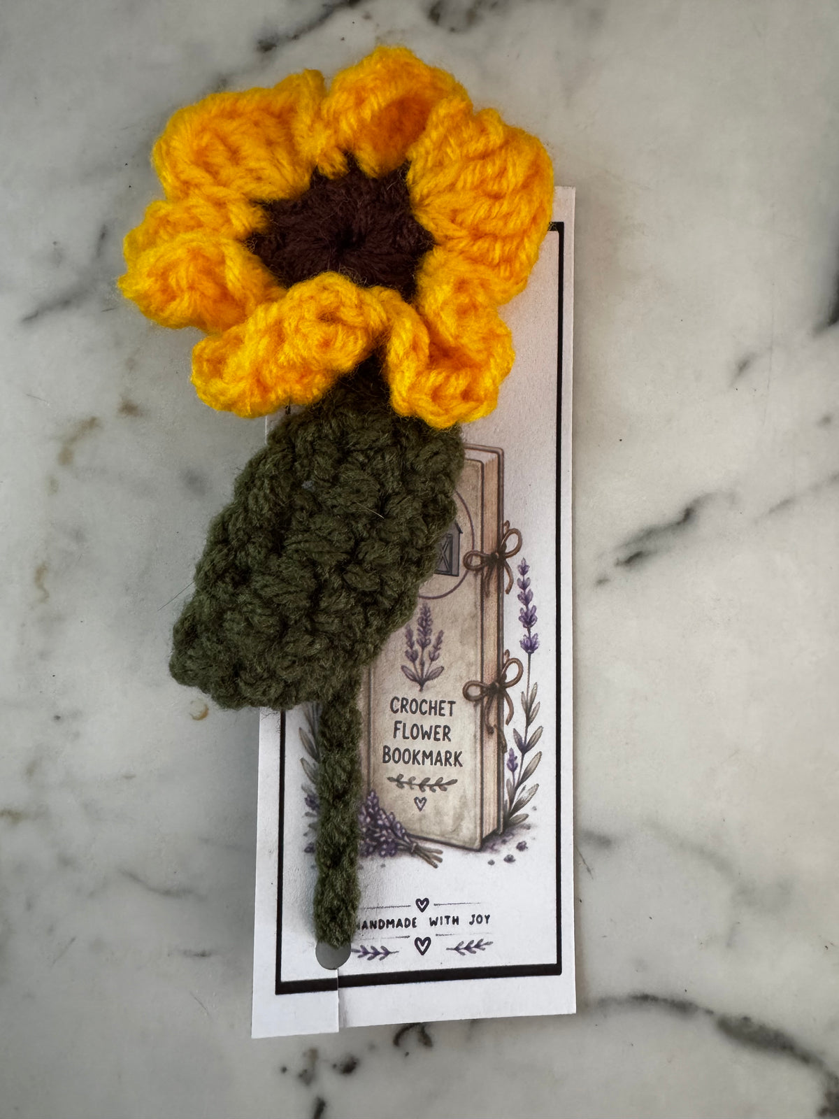 Crochet Flower Bookmark