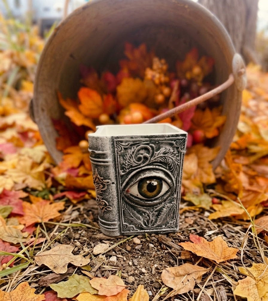 Handmade Whimsical Eye Pencil Holder