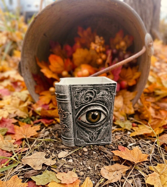 Handmade Whimsical Eye Pencil Holder