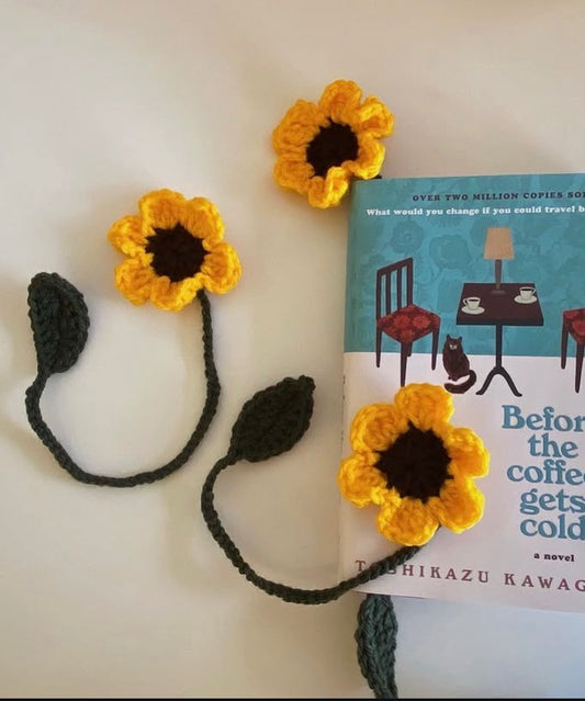 Crochet Flower Bookmark