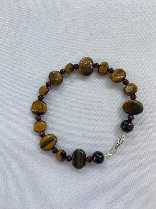 Handmade Tiger Eye Bracelet